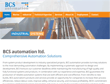 Tablet Screenshot of bcsautomation.ca